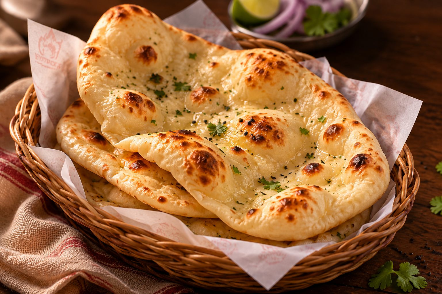 Hotboxx butter garlic naan fresh from the tandoor, Silchar